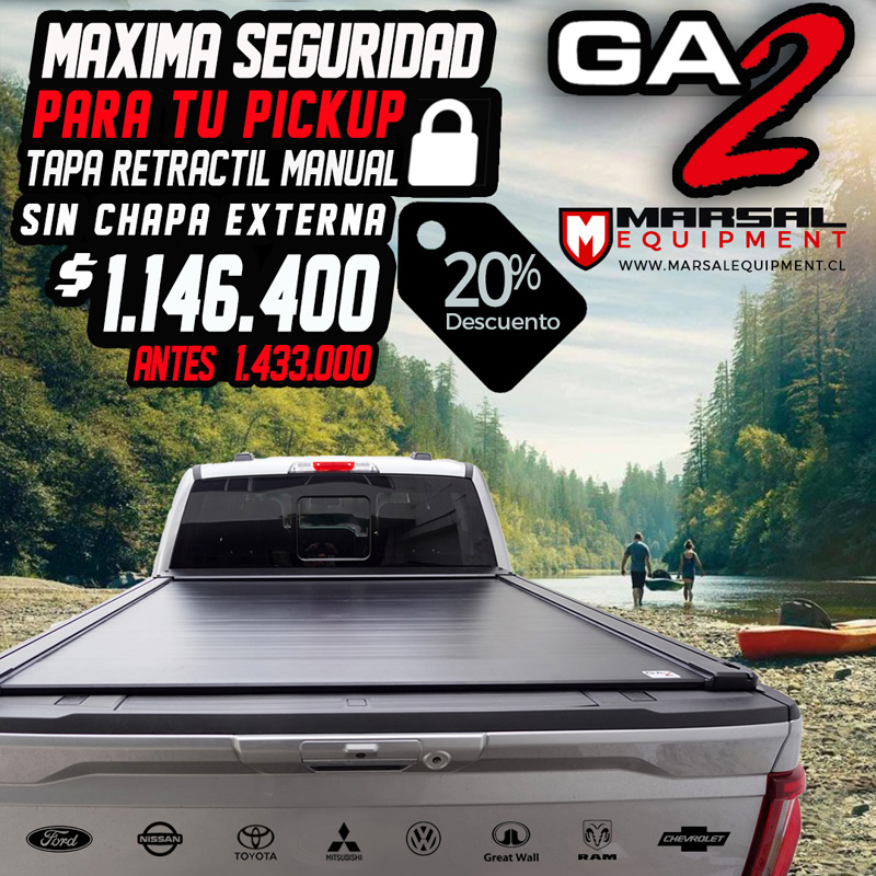 Tapa Retráctil Manual GA2